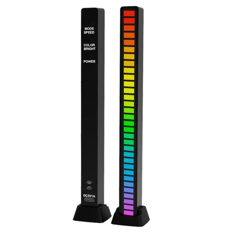 Smart RGB LED Music Sync Light Bar – Dynamic Sound-Reactive Ambient Lighting for Cars