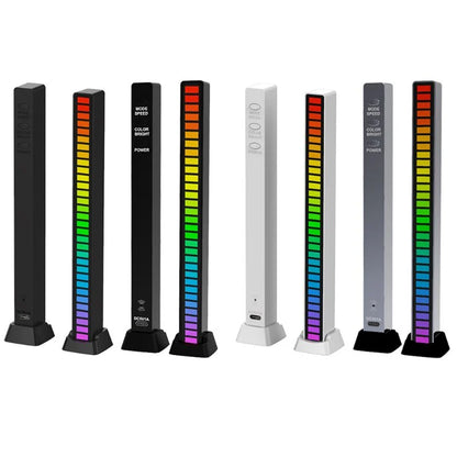 Smart RGB LED Music Sync Light Bar – Dynamic Sound-Reactive Ambient Lighting for Cars