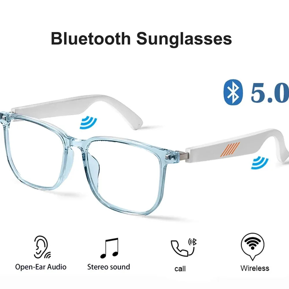 Bluetooth 5.0 Smart Audio Sunglasses with Wireless Music & Hands-Free Calling
