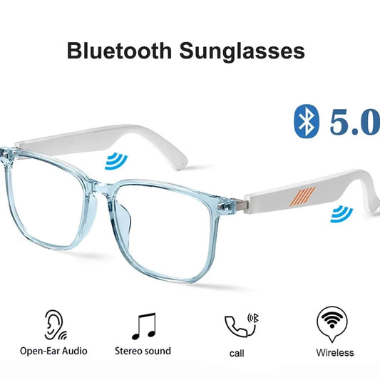 Bluetooth 5.0 Smart Audio Sunglasses with Wireless Music & Hands-Free Calling