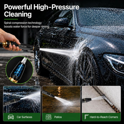 High-Pressure Garden Hose Jet Nozzle | Power Washer Attachment for Car Washing & Outdoor Cleaning (Type B)
