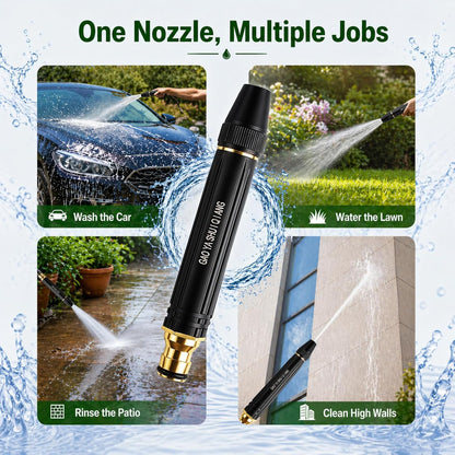 High-Pressure Garden Hose Jet Nozzle | Power Washer Attachment for Car Washing & Outdoor Cleaning (Type B)